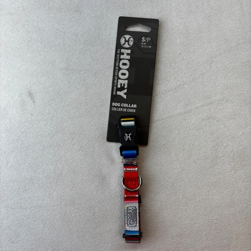 Hooey Dog Collar Small Red Multi Serape Western Action Sports Brand NEW